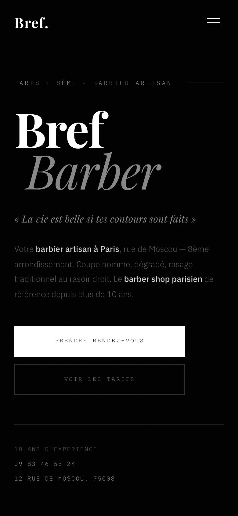 Style Éditorial premium